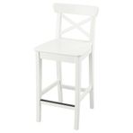 IKEA ROSENTORP bar sandalyesi beyaz - 50618194
