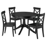 IKEA ROSENTORP yemek masası takımı siyah - 59610122