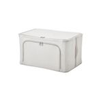Ikea Saklama-Düzenleme Kutusu Meridyendukkan Beyaz-Gri Çizgili Model 34X51X28 Cm Ölçü