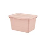 IKEA Saklama Kutusu Kapaklı 19x26x15 cm, Pembe, Dolap İçi Düzenleyici 091222125