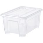 Ikea Samla 28X20X14 cm 5 Lt Kapaklı Şeffaf Saklama Kutusu