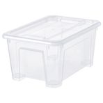 IKEA SAMLA kapaklı kutu şeffaf - 09440839