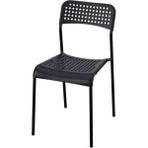 Ikea Sandalye Metal Ayaklı Plastik Şık Siyah Bs Dijital Mağazacılık