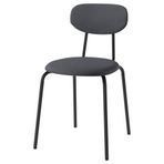 IKEA SANDSBERG döşemeli sandalye antrasit-Remmarn antrasit - 40605253