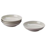 IKEA SANDSKADDA çukur tabak seti açık gri-bej - 10559441