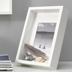 Ikea Sannahed 21X30 Cm A4 Beyaz Çiçek Konabilen Derin Kutu Çerçeve Ahşap Fotoğraf Resim Çerçevesi