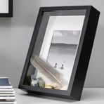 Ikea Sannahed 21X30 Cm A4 Siyah Çiçek Konabilen Derin Kutu Çerçeve Ahşap Fotoğraf Resim Çerçevesi