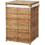 IKEA Sarı Branas Çamaşır Sepeti Rattan, 80 Litre 70% Polyester, 30% Pamuk