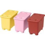 IKEA Sarı Fonksiyonel Kapaklı Kutu 17X10 cm