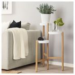 IKEA SATSUMAS çiçeklik bambu-beyaz - 40258154