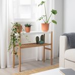 IKEA SATSUMAS çiçeklik bambu-beyaz - 90258156