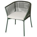 IKEA SEGERÖN kolçaklı sandalye koyu yeşil - 19494841