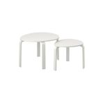 IKEA sehpa seti, beyaz vernik