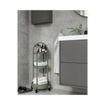 IKEA Servis Arabası 36x36x86 Cm Servis Banyo Rafı Plastik Raf Yükseklik: 86 cm