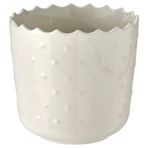 IKEA SESAMFRÖN seramik saksı kırık beyaz - 00478351