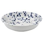 IKEA SILVERSIDA çukur tabak desenli-mavi - 20609737