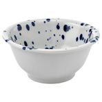 IKEA SILVERSIDA seramik kase desenli-mavi - 50609731