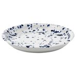 IKEA SILVERSIDA tatlı tabağı desenli-mavi - 60609735