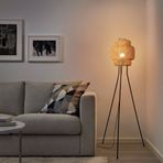 IKEA SINNERLIG yer lambası bambu - 30501213