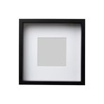 IKEA Siyah Çerçeve, 25x25 cm, Paspartulu Fotoğraf Çerçevesi