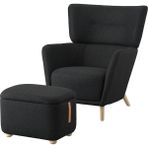 IKEA Siyah Konforlu Berjer Koltuk - Berjer ve Puf