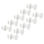 Ikea SKADIS mini plastik itme kancası (SKADIS pegboard için uygundur), beyaz, 19 mm, 205.198.88-10'lu paket