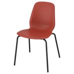 IKEA SKALSTA sandalye kırmızı-siyah/gri - 29608465