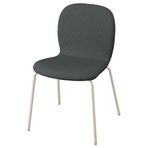 IKEA SKALSTA sandalye Knaback koyu gri-açık gri/bej - 69608473