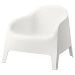 IKEA SKARPÖ tekli bahçe koltuğu beyaz - 70234185