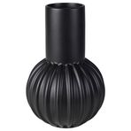 IKEA SKOGSTUNDRA seramik vazo siyah - 70555096