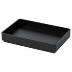 IKEA SKOGSVIKEN banyo tepsisi, siyah, 10x15 cm