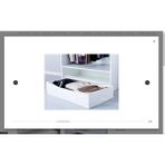 IKEA Skubb Beyaz 93x55x19 cm Saklama Kutusu