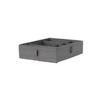 IKEA Skubb Koyu Gri 44x34x11 cm Bölmeli Kutu