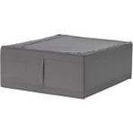 IKEA Skubb Koyu Gri Saklama Kutusu Hurç 44x55x19 cm Polyester Düzenleyici Özellikli