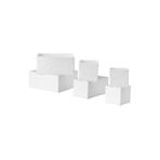 Ikea Skubb Kutu Seti, Beyaz, 6 Parça Gri
