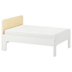 IKEA SLAKT/LURÖY uzayabilen çocuk karyolası beyaz-huş - 69326609