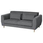 IKEA SLATORP 2'li kanepe hakebo koyu gri - 40594377