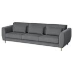 IKEA SLATORP 3'lü kanepe hakebo koyu gri - 20594383