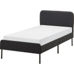 IKEA Slattum Tek Kişilik Karyola Vissle Koyu Gri 90 x 200 cm