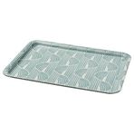 IKEA SLÖJSTJART tepsi mavi-desenli - 40593636