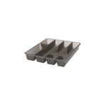 IKEA Smacker Plastik Çatal Bıçaklık Kaşıklık, Gri, 31 x 26 x 4 cm