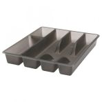 IKEA Smacker - Plastik Gri Çatal Bıçaklık Kaşıklık