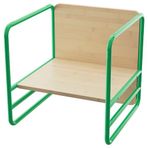 IKEA SMASKRAKE çocuk sandalyesi yeşil - 60569744
