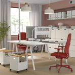 IKEA SMÖRKULL çalışma sandalyesi grasnas kırmızı - 60503437