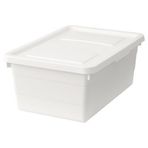 IKEA Sockerbit Beyaz 38x25x15 cm Kapaklı Kutu