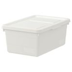 IKEA SOCKERBIT kapaklı kutu beyaz - 40316069