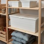 IKEA SOCKERBIT kapaklı kutu beyaz - 40522088