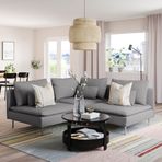 IKEA SÖDERHAMN köşe kanepe tonerud gri - 19452068