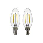 IKEA Solhetta 2 Adet E14 250 Lümen Sıcak Beyaz Flamanlı Led Ampul