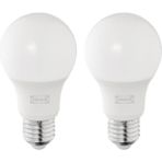 Ikea Solhettaled Ampul E27 Işık Rengi Sıcak Beyaz (2700 Kelvin) 470 Lm 2 Adet 50591482 - Doğal Beyaz